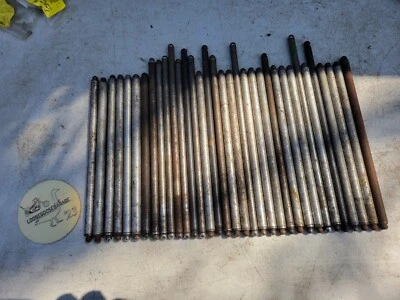 Lote de piezas Harley Davidson varilla de empuje varillas de empuje ajustables Sportster EVO Ironhead Foto 1 de 4