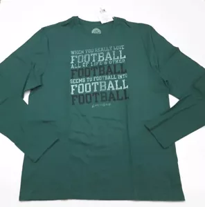 Camiseta de fútbol americano suave de manga larga para hombre talla M - Imagen 1 de 3