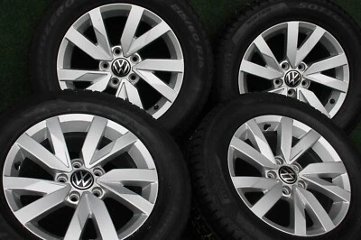 Original VW Passat 3G B8 Aragon 3G0601025BJ Winterräder 215/60 R16  DOT:21 2x6mm - Bild 1 von 4