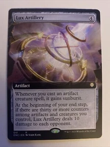Lux Artillery *Non-Foil* EXT ART Phyrexia: All Will Be One MTG ONE Combined Ship - Picture 1 of 2