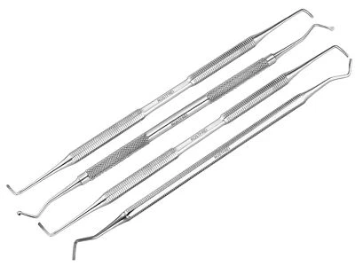 Fußpflege-Instrumente Eckenheber Eckenfeile Nagelreiniger Nagelheber Pediküre - Bild 1 von 4