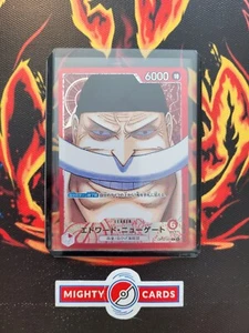 One Piece Edward Newgate Whitebeard OP02-001 L Paramount War Holo Alt Art NM - Afbeelding 1 van 4
