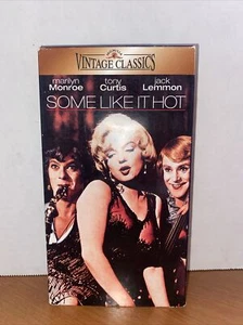 Some Like It Hot ~  VHS   ~ Marilyn Monroe  - Picture 1 of 5