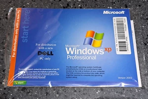 New Sealed DELL PC only Microsoft Windows XP Professional CD - Service Pack 2 - Picture 1 of 4