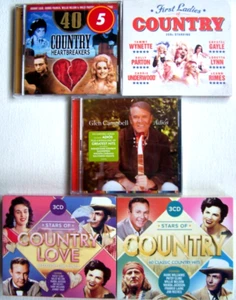 COUNTRY BUNDLE / JOB LOT ~ 5 NEW SEALED CD SETS OF COMPILATIONS AND ALBUMS - Picture 1 of 6