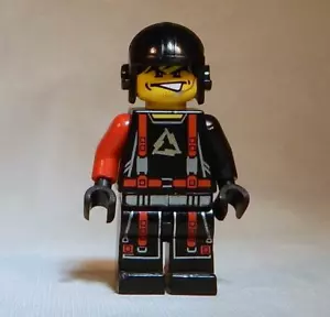 LEGO Alpha Team Charge Minifigure 4743 4746 Red Arm Mission Deep Freeze Genuine - Picture 1 of 1