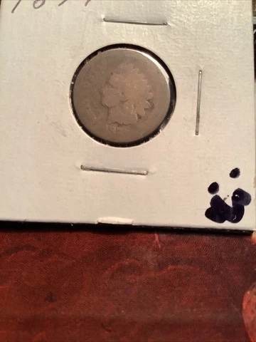 1874 Indian Head Cent  AG^^ Cover