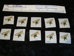 Emblemas de tela de algodón de hockey de Dallas Stars NHL parches de hierro apliques - Imagen 1 de 1