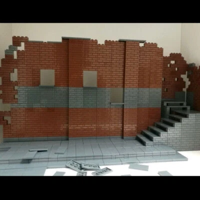 1/6 Scale Scene Diy Model 100PCS Background Wall /12" Scene Action Figure New - Image 1 of 4