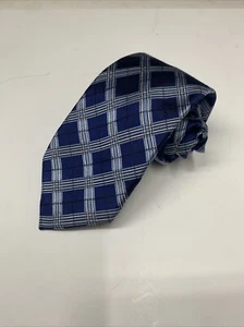 Jos. A. Bank Signature Collection Blue Tie Geometric Design 59” - Picture 1 of 5