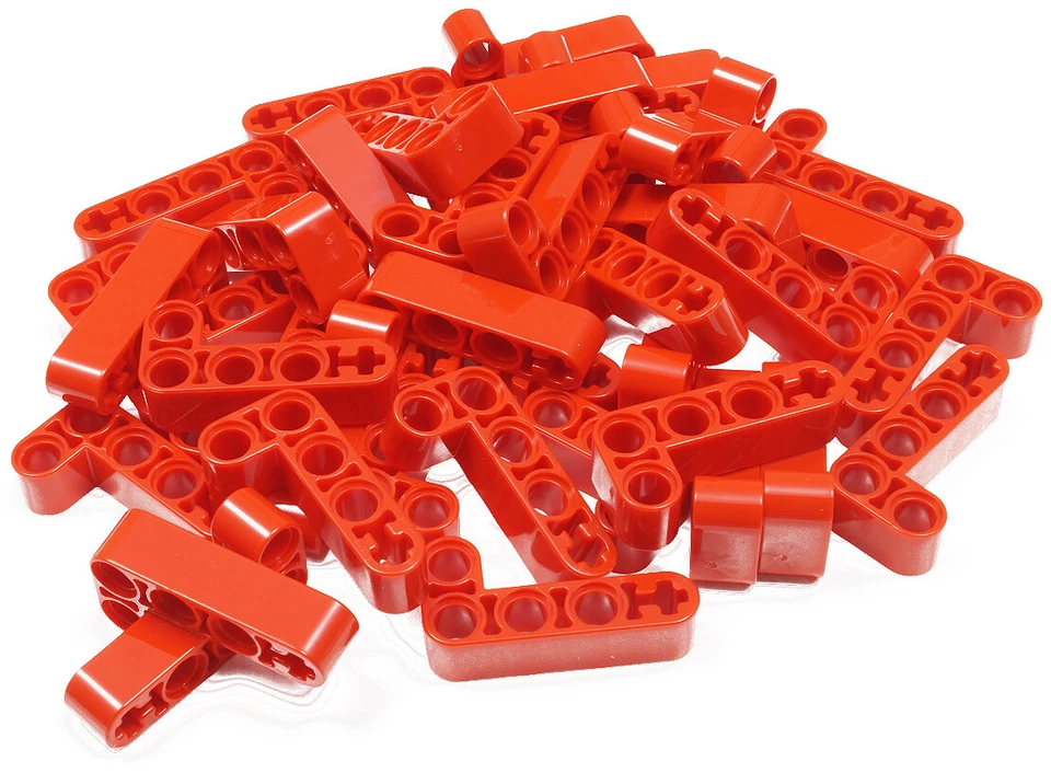 LEGO Technik - 40 Liftarme 2x4  90 Grad rot dick / 32140 NEUWARE (L15) - Bild 1 von 1