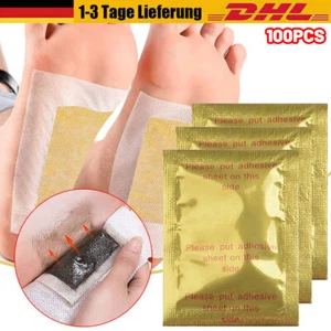 100X Detox Entgiftung Entschlackung Vitalpflaster Fusspflaster Bambus Foot Pad - Bild 1 von 12