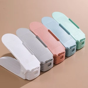 10 Piezas Apilador de Zapatos Ajustable Ranuras para Zapatos Organizador Zapatos - Imagen 1 de 11