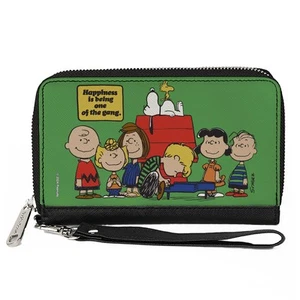 Peanuts Wallet, Zip Around, Peanuts Gang Hapiness Is Being One of the Gang Po... - Picture 1 of 6