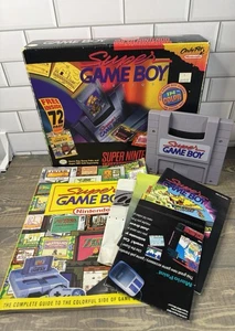 RAR Super GameBoy mit Anleitung Super Nintendo SNES komplett in Big Box CIB! - Bild 1 von 15