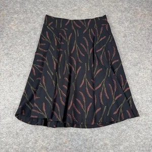 Effie's Heart Skirt Pockets Cotton Stretch Black Womens Large L - Picture 1 of 10