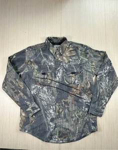 Field Staff by Mossy Oak Apparel Shirt Mens Medium Camouflage Hunting Button-Up - Picture 1 of 4