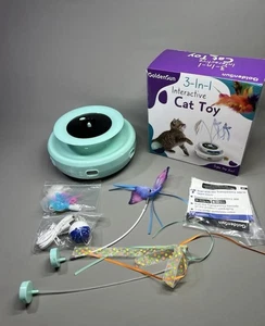 Automatic Smart Interactive Cat Toy for Indoor Play Moving Feather and Butterfly - Picture 1 of 13