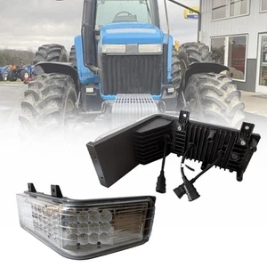 LED Front Wraparound HeadLight For NewHolland Tractor 8670,8870,8770,8970A LH&RH - Picture 1 of 9