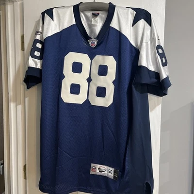 Camiseta deportiva de equipo de la NFL cosida retro de Bryant Reebok de los Dallas Cowboys #88 talla 56 Foto 1 de 4