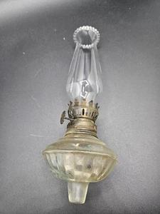 Antique Piano Oil Lamp With Globe Fits In Most Candle Holders - Picture 1 of 8