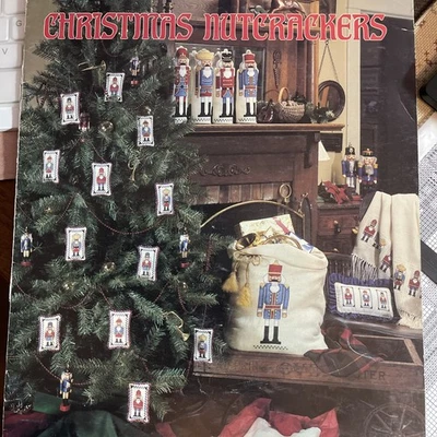 Christmas Nutcrackers cross Stitch Book By Leisure Arts & Lorraine Birmingham - Image 1 of 4