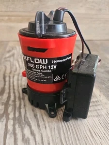 Automatic Bilge Pump 500 GPH 3/4" Discharge 12V with Ultima Electronic Switch - Bild 1 von 3