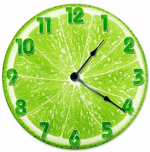 LIME Clock - Large 10.5" Wall Clock - 2064  - Picture 1 of 3