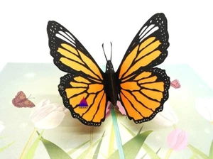 3D Pop Up Greeting Card Butterfly Birthday Mother Mom Thank You Love Family Gift - Picture 1 of 9