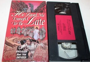 He Loved Me Enough To Be Late by T.D. Jakes (VHS 1994) Delayed But Not Denied - Picture 1 of 2