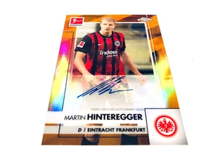 Martin Hinteregger 2021 Topps Chrome Bundesliga Orange Refractor Autograph #/25 - Bild 1 von 2