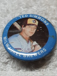 1984 Fun Foods Baseball Pins  #124 Ted Simmons 