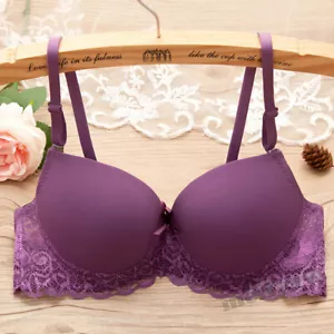 Lady Bras Small Cup Underwire Brassiere Lace Sexy Lingerie Girls Underwear AAA-C - Picture 1 of 18