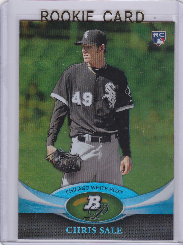 CHRIS SALE ROOKIE CARD 2011 Bowman Platinum GOLD $$ INSERT RC Baseball White Sox - Image 1 of 2