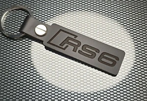 RS6 SCHLÜSSELANHÄNGER SCHWARZ LEDER B - Bild 1 von 8