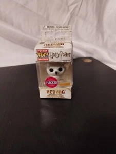 New Pocket Pop! Keychain Hedwig Flocked Harry Potter Funko Vinyl Figure NIB - Picture 1 of 6