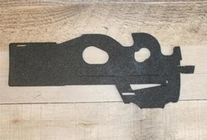 NF P90 Maschinengewehr Silhouette 10" Wandkunst Dekor 3D gedruckt taktisch militär - Bild 1 von 5