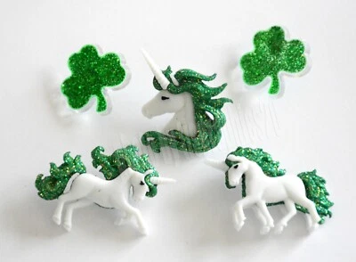 Irish Magic Unicorn Buttons / Dress It Up Jesse James / Unicorns & Shamrocks - Image 1 of 2