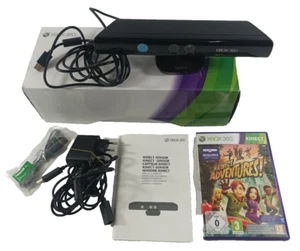 Microsoft Xbox 360 Sensor Kinect with Record Box And Game Kinect Adventures - Picture 1 of 3