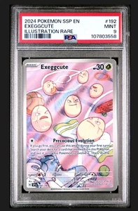 Exeggcute Surging Sparks 192/191 Illustration Rare Holo PSA 9 Pokémon TCG 2024 b - Picture 1 of 2