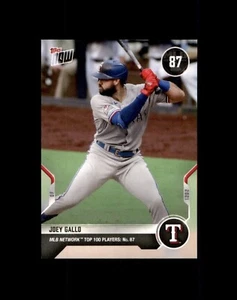 2021 Topps Now Top 100 #MN-87 Joey Gallo Texas Rangers - Picture 1 of 1