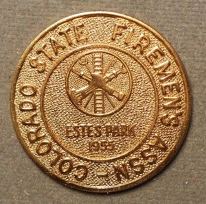9667 Estes Park, Colorado State Firemen’s Assn, 1955 (Equipment) (Blank). Gil - Picture 1 of 2