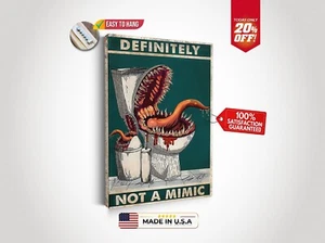 Vintage Music Poster Definitely Not A Mimic Wall Art Unique Wall Decor Gift Idea - Picture 1 of 7