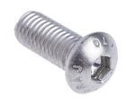 1 Box of 50 - RS PRO M8 x 20mm Hex Socket Button Screw Plain Stainless Steel