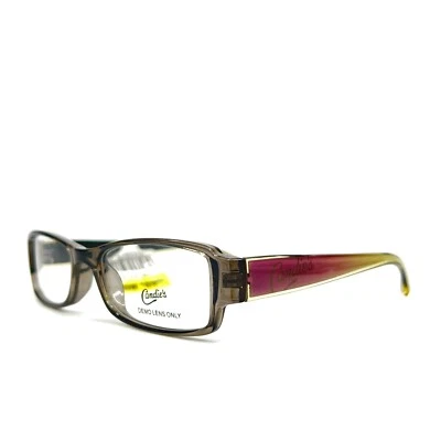Candie's C Donna CRYGRY Gray Rectangular Full Rim Eyeglasses 50[]16 135 mm - Image 1 of 4