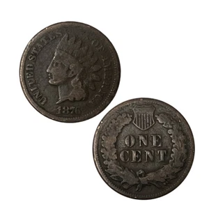 1876 INDIAN HEAD CENT - Picture 1 of 1