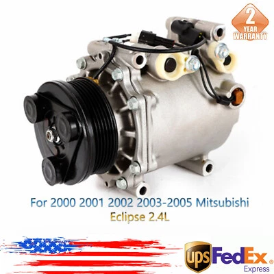 A/C Air Conditioner Compressor Fit For Mitsubishi Lancer/ Eclipse 2002 2003-2007 - Image 1 of 4