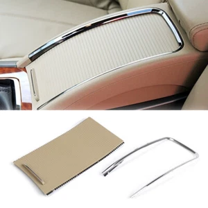 Beige Center Console Roller Blind Cover+Plating Trim For Buick LaCrosse 2010-13 - Picture 1 of 8