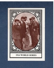 #12 JOHN EVERS & UMPS, 1914 "Miracle" Boston Braves commemorative card|1980 TCMA