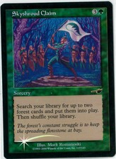 Foil/Mtg/English/ Skyshroud Claim /Skyshroud Claim/ Nemesis /Nem/Nm